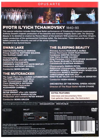 The Royal Ballet: Tchaikovsky: The Ballets [3DVD]