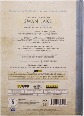 Tchaikovsky: Tchaikovsky:Swan Lake [Blu-Ray]