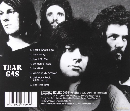 Tear Gas: Tear Gas (Remastered) [CD]