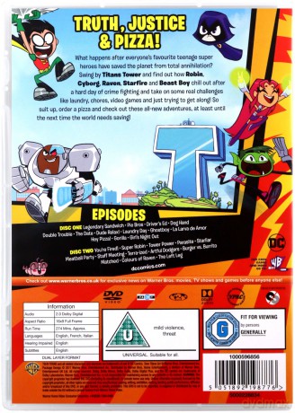 Teen Titans Go! Mission To Misbehave [2DVD]