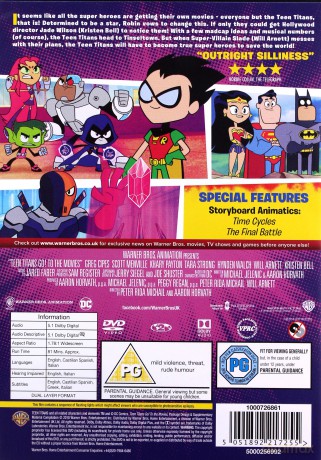 Teen Titans Go! To The Movies (Młodzi Tytani: Akcja! Film) [DVD]