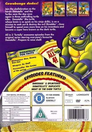 Teenage Mutant Ninja Turtles Best Of Donnatello [DVD]