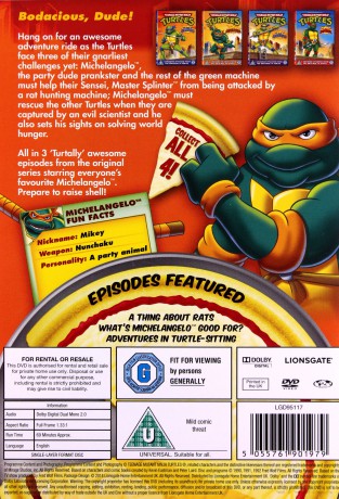 Teenage Mutant Ninja Turtles Best Of Michelangelo [DVD]