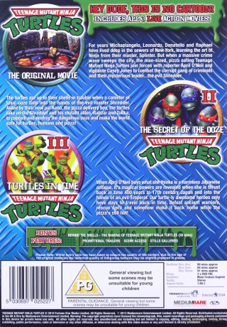 Teenage Mutant Ninja Turtles The Movie Collection [3DVD]