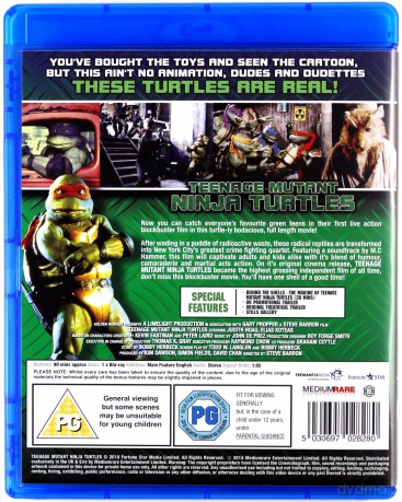 Teenage Mutant Ninja Turtles The Original Movie (Wojownicze Żółwie Ninja) [Blu-Ray]