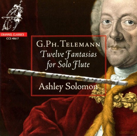 Ashley Solomon: Telemann: Twelve Fantastias For Solo Flute [CD]
