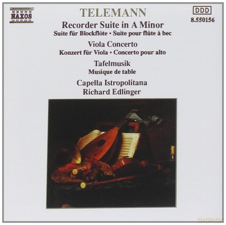 Capella Istropolitanaedlinger: Telemannrecorder Suite [CD]
