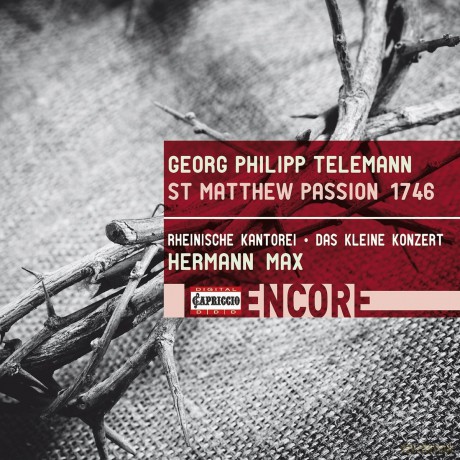 Rheinische Kantoreimax: Telemannst Matthew Passion [CD]