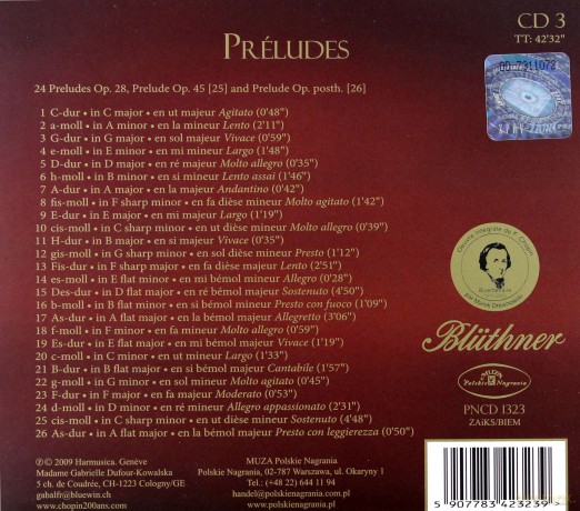Marek Drewnowski: Chopin Preludes (digipack) [CD]
