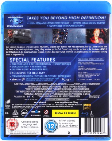 Terminator 3: Rise of the Machines [Blu-Ray]