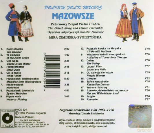 Mazowsze: W Olszynie [CD]