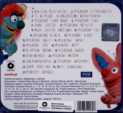 Moliki Książkowe: Molikowe Piosenki Molikowe Gadu Gadu [CD]