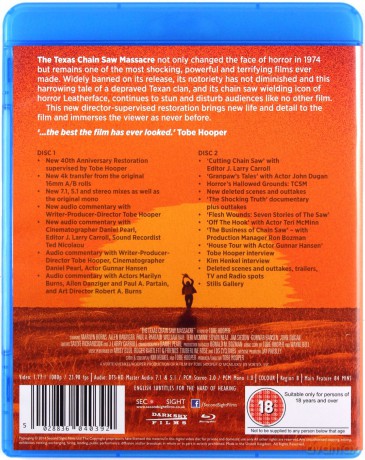 Texas Chain Saw Massacre:(Teksańska masakra piłą mechaniczną) [2xBlu-Ray]