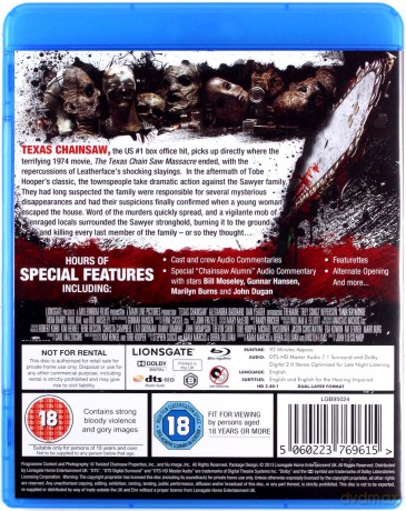 Texas Chainsaw (Piła mechaniczna) [Blu-Ray]