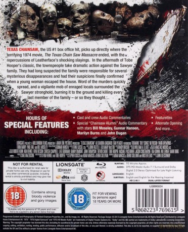 Texas Chainsaw (Piła mechaniczna) [Blu-Ray]