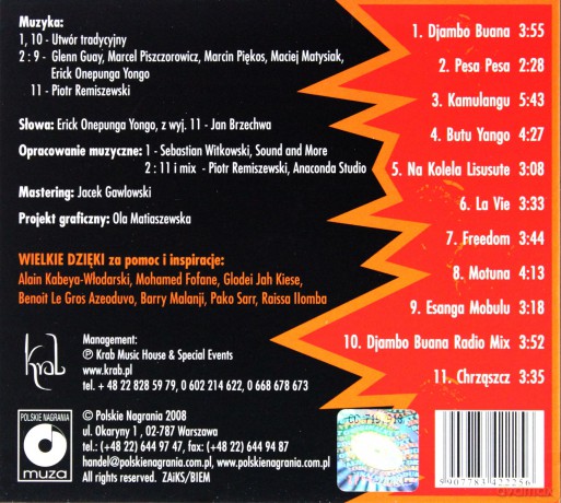 Motema Africa: Uwaga Bardzo Ładna Płyta (digipack) [CD]