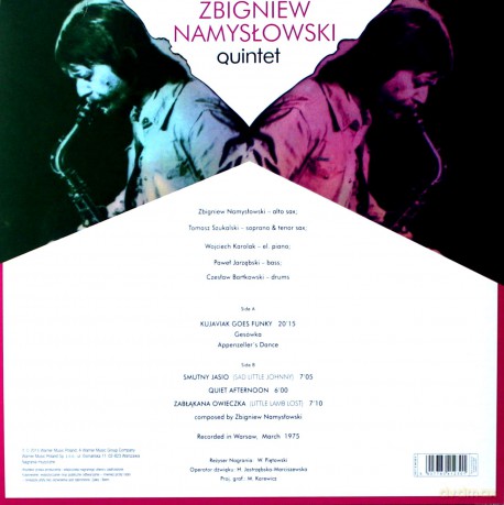 Zbigniew Namysłowski Quintet: Kujaviak Goes Funky [Winyl]