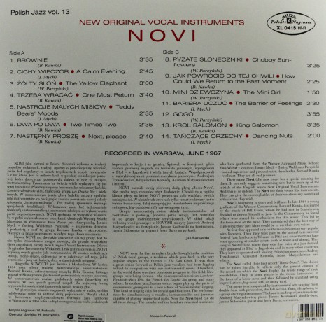 Novi Singers: Bossa Nova [Winyl]