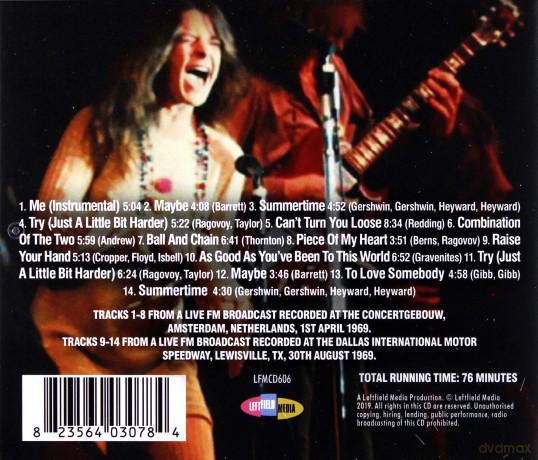 Janis Joplin: The 1969 Transmissions [CD]