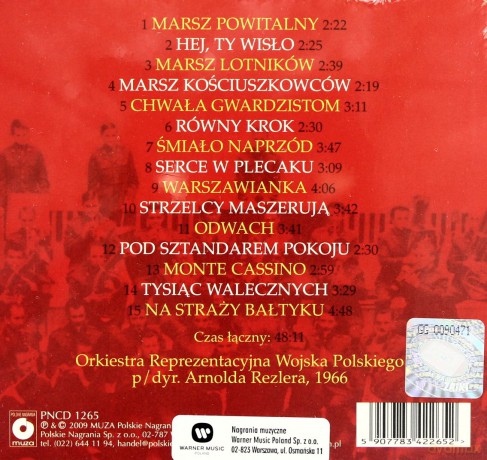 Orkiestra Reprezentacyjna Wojska Polskiego: Polskie Marsze Wojskowe (digipack) [CD]