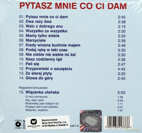 Partita: Pytasz Mnie Co Ci Dam (digipack) [CD]