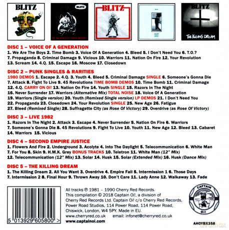 Blitz: The Albums [5CD]