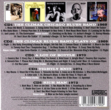 Climax Blues Band: The Albums 1969-1972 (Remastered) [5CD]