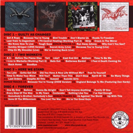 Cock Sparrer: The Albums 1994-2017 [4CD]