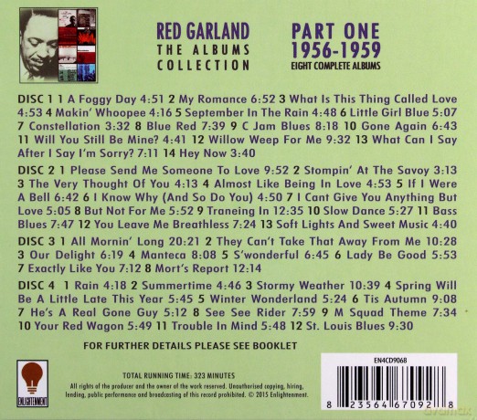 Red Garland: The Albums Collection - Pt 1 - 1956-59 [4CD]