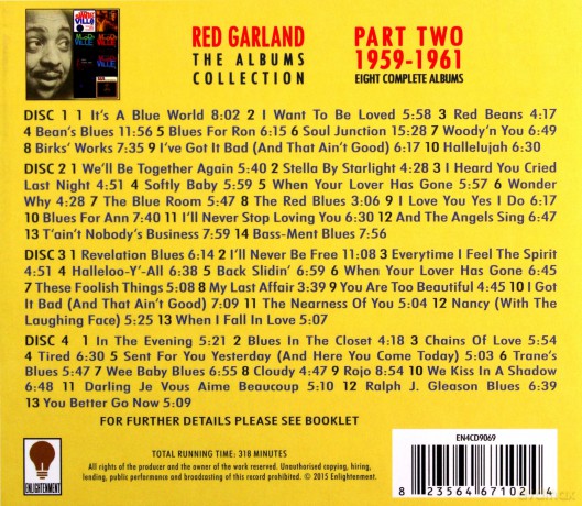 Red Garland: The Albums Collection - Pt 2 - 1959-61 [4CD]