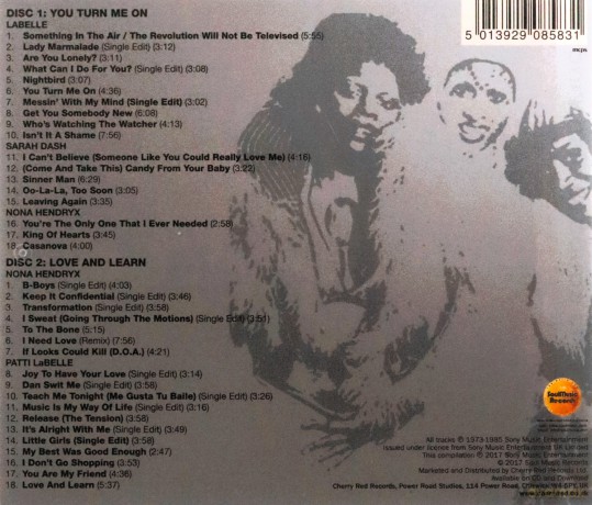 Labelle: The Anthology: Including Solo Recordings By Sarah Dash. Nona Hendryx & Patti Labelle [2CD]