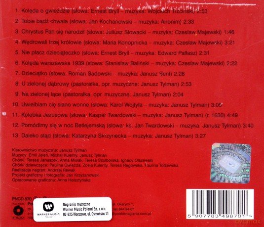 Sława Przybylska: W Noc Betlejemską [CD]