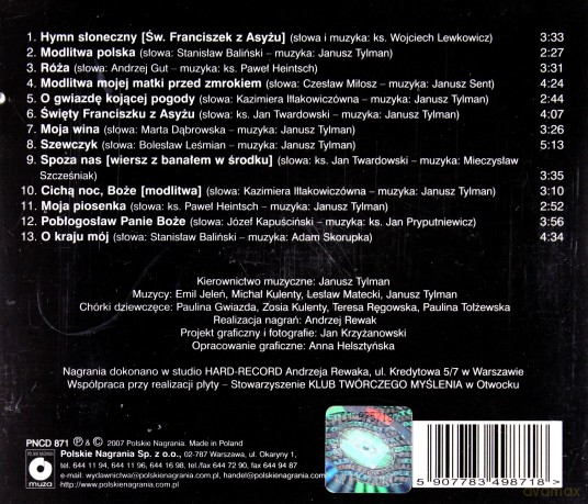 Sława Przybylska: Modlitwy Poetów [CD]