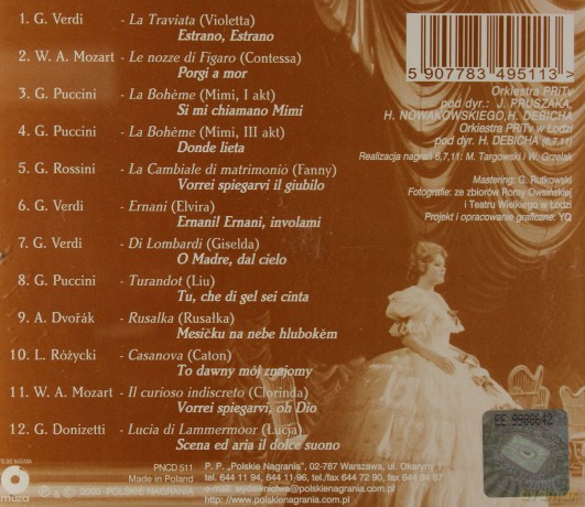Roma Owsińska: Opera Arias [CD]