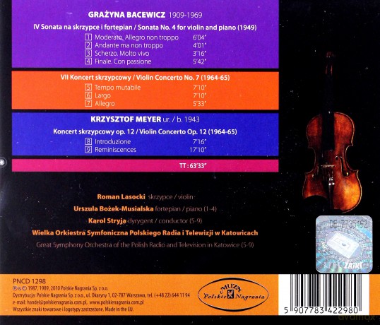 Roman Lasocki: Skrzypce / Violin [CD]