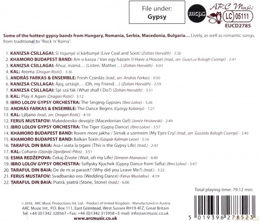 The Best Gypsy Music From Eastern Europe [CD]