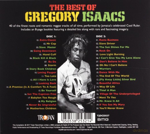 Gregory Isaacs: The Best Of [2CD]