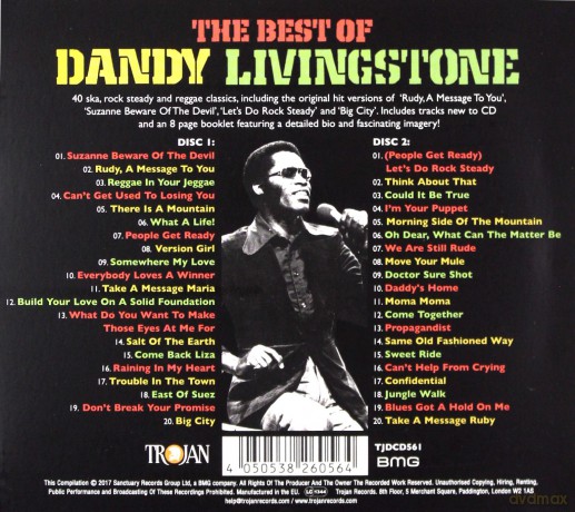 Dandy Livingstone: The Best Of Dandy Livingstone [2CD]