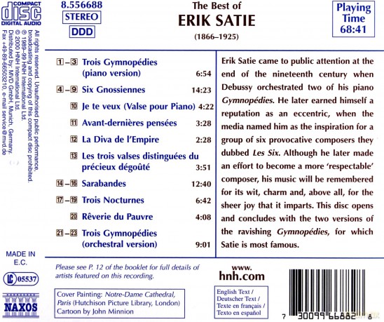 The Best Of Erik Satie [CD]
