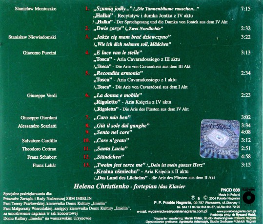 Zdzislaw Soszka: Najpiękniejsze Arie I Pieśni [CD]
