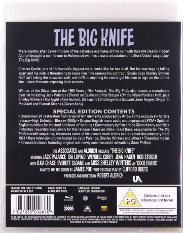 The Big Knife (Wielki nóż) [Blu-Ray]