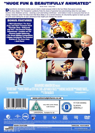 The Boss Baby (Dzieciak rządzi) [DVD]