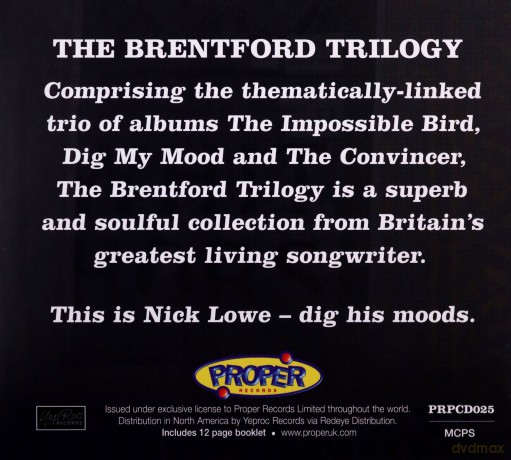 Nick Lowe: The Brentford Trilogy [3CD]
