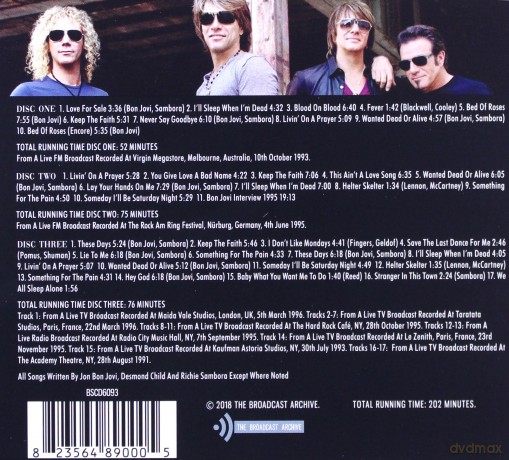 Bon Jovi: The Broadcast Archives [3CD]
