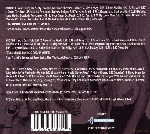 Red Hot Chili Peppers: The Broadcast Archives [3CD]