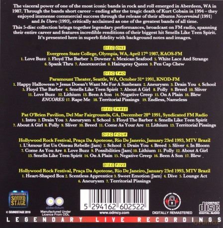 Nirvana: The Broadcast Collection 1987-1993 [5CD]