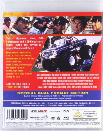 The Cannonball Run II (Wyścig gumowej kuli II) [Blu-Ray]+[DVD]