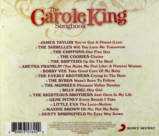The Carole King Songbook [CD]