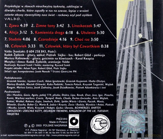 Valdo: Linoskoczek [CD]