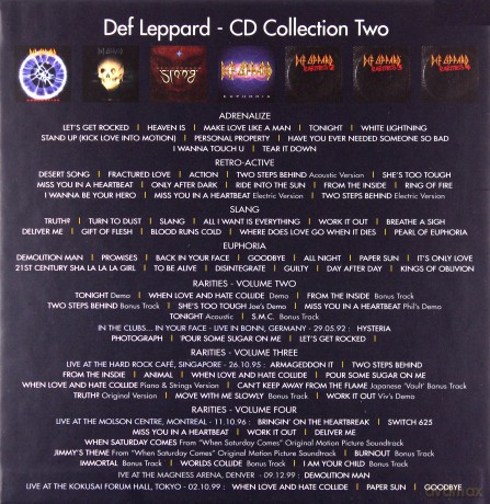 Def Leppard: The CD Box: Volume Two [7CD]